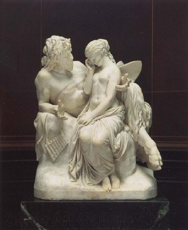 Reinhold Begas Pan Comforting Psyche